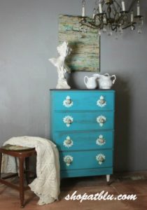The Blue Building Antiques, Alabaster, AL Upcycled chest without painting the whole chest