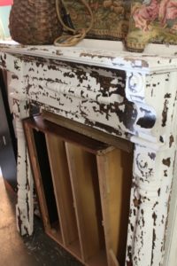 The Blue Building Antiques Alabaster AL Chippy Mantle