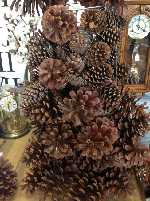 The Blue Building Antiques Alabaster AL shopatblu building a pinecone tree 