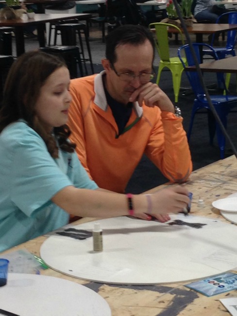 The Blue Building Antiques Alabaster AL shopatblu farmhouse clock class participants