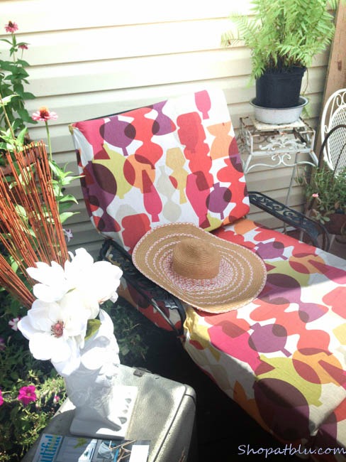 The Blue Building Antiques, Alabaster AL Back Deck Makeover sun hat