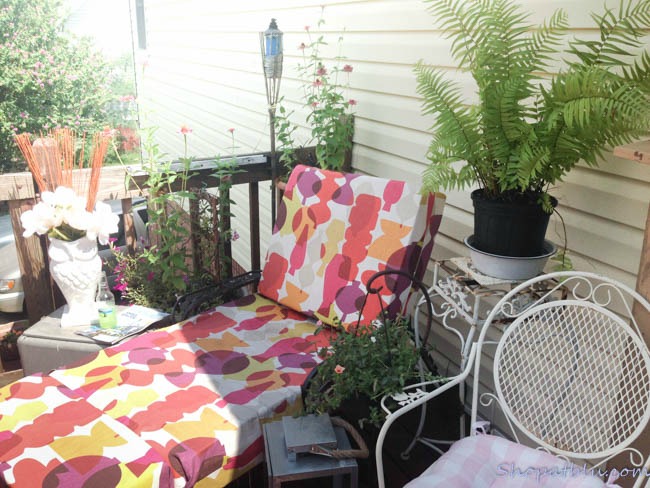 The Blue Building Antiques, Alabaster AL Back Deck Makeover colors