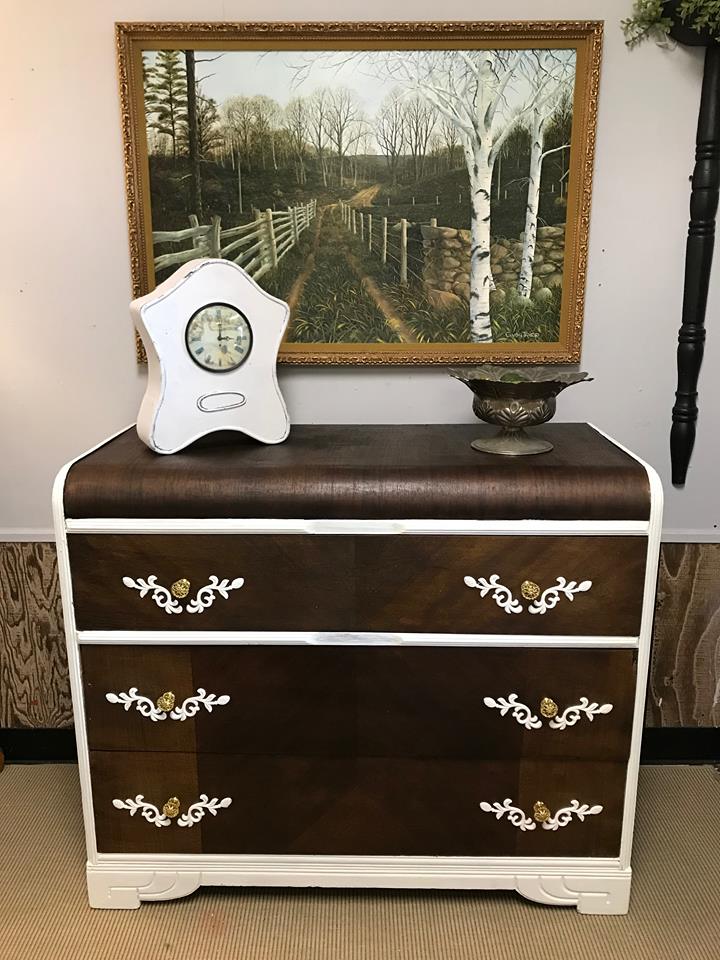 waterfall dresser