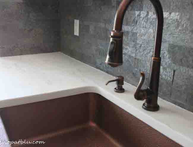 The Blue Building Antiques Shopatblu My Tuscan Inspired Kitchen Countertops copper sink