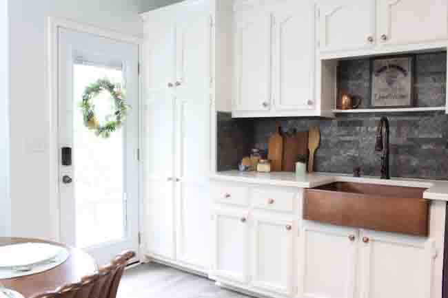 shop at blu kitchen copper farmhouse sink door