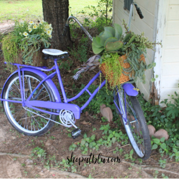 The Blue Building Antiques Shopatblu Vintage Bicycle Upcycle shed