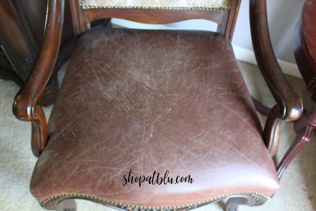 The Blue Building Antiques Shopatblu How to Restore Leather Seats Seat before