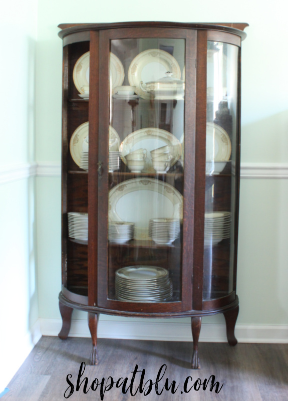 The Blue Building Antiques Shopatblu Grandmom's China Cabinets