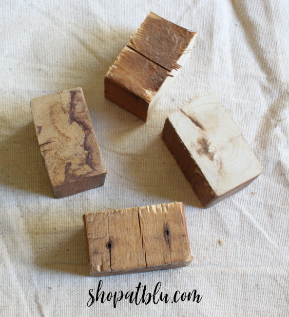 The Blue Building Antiques Shopatblu Table Risers wood blocks