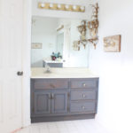 The Blue Building Anitques Shopatblu small vanity wall before