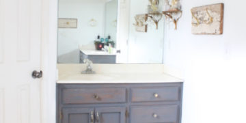 The Blue Building Anitques Shopatblu small vanity wall before