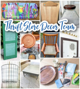 The Blue Building Antiques Shopatblu upcycled vanity lights team graphic
