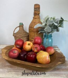 The Blue Building Antiques Shopatblu Easy Crockpot Apple Cobbler staged