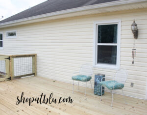 The Blue Building Antiques Shopatblu New deck before