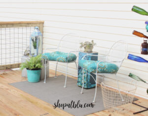 The Blue Building Antiques Shopatblu New deck under eave
