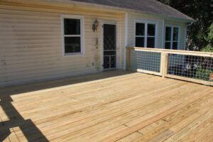 The Blue Building Antiques Shopatblu New deck area