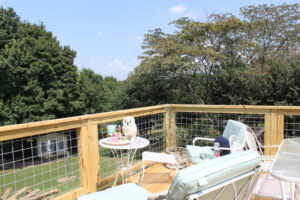 The Blue Building Antiques Shopatblu New deck lounge
