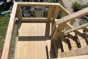 The Blue Building Antiques Shopatblu New deck steps
