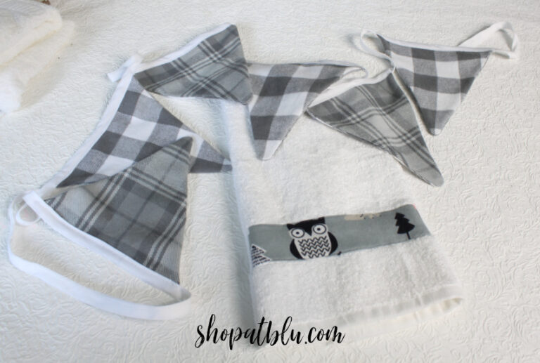Flannel Project How to Embellish Hand Towels Shop at Blu