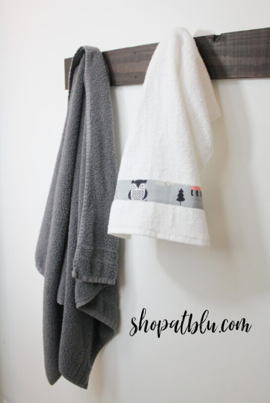 Flannel Project How to Embellish Hand Towels Shop at Blu