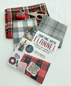 The Blue Building Antiques Shopatblu Flannel Projects How to Embellish Hand Towels crafting with flannel