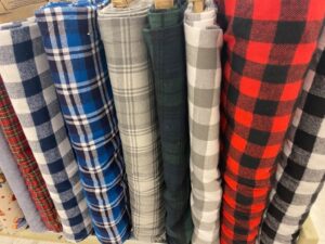 The Blue Building Antiques Shopatblu Flannel Projects How to Embellish Hand Towels crafting with flannel buffalo check