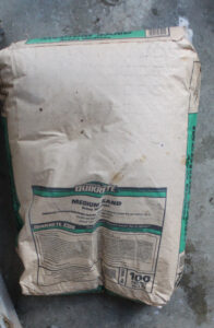 The Blue Building Antiques Shopatblu Concrete Leaves Quikrete sand