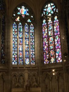 The Blue Building Antiques Shopatblu Furniture Flip Challenge stained glass Saint Patrick's Cathedral