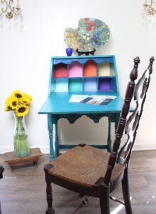 The Blue Building Antiques Shopatblu secretary upcycle final