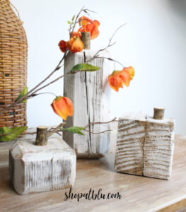 The Blue Building Antiques Shopatblu scrap wood pumpkin white