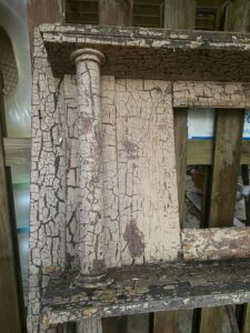 The Blue Building Antiques Shopatblu Restoring an antique mantle layered diva