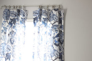 The Blue Building Antiques Shopatblu master bedroom refresh NEW curtains
