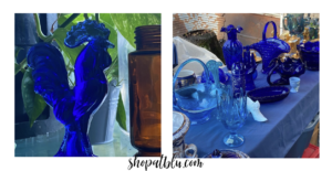 The Blue Building Antiques Shopatblu Cobalt Blue Glass