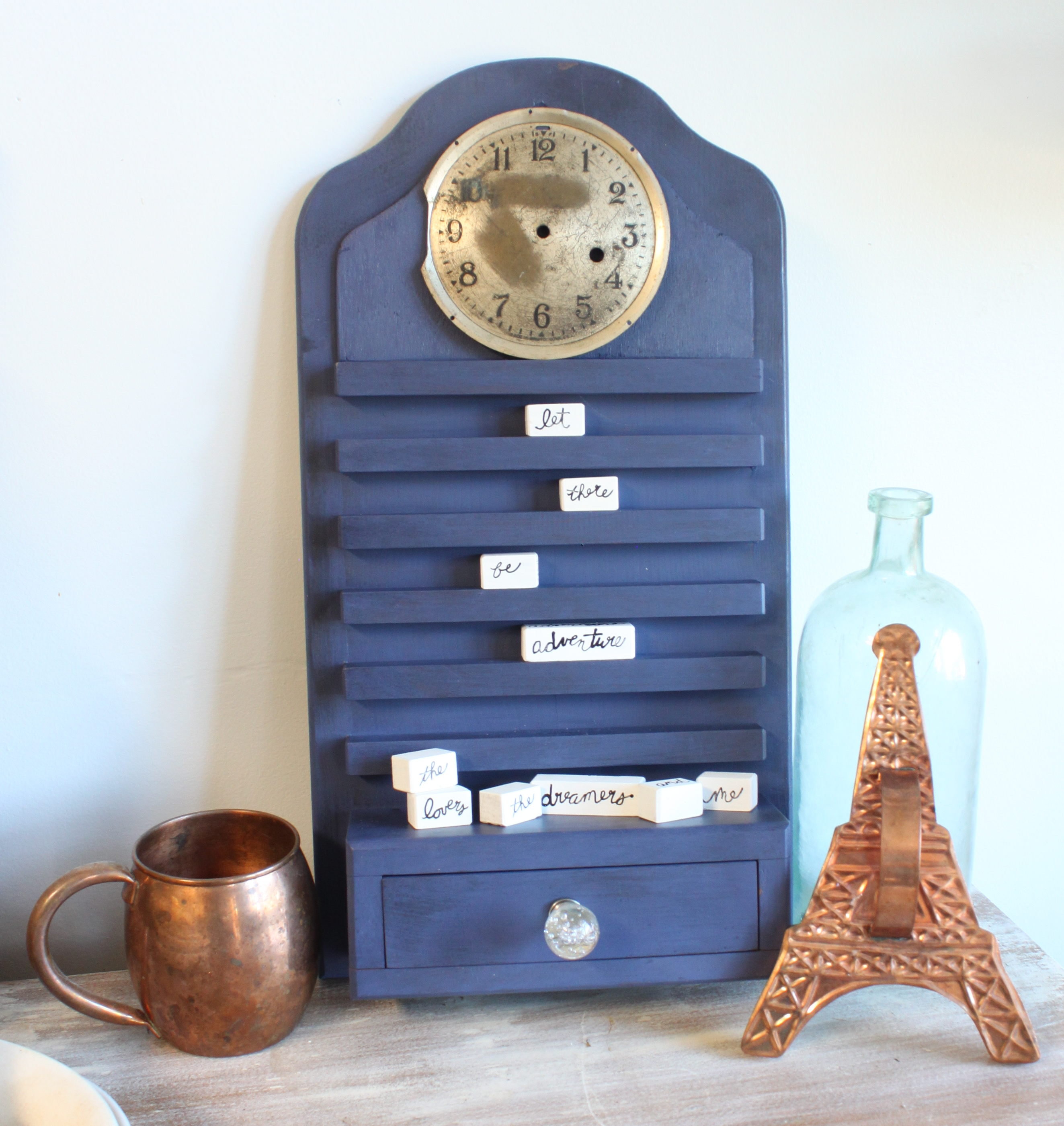 The Blue Building Antiques Shopatblu repurposed wooden calendar adventure