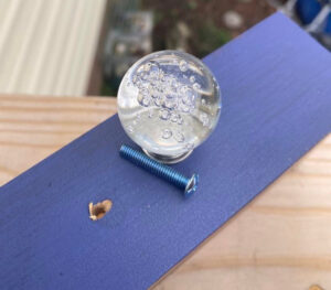 The Blue Building Antiques Shopatblu repurposed wooden calendar knobs