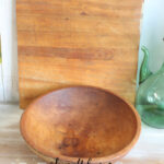 The Blue Building Antiques Shopatblu dough bowls Uncle Ed and cutting board