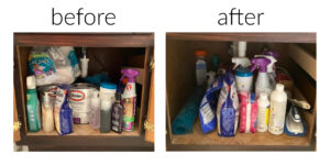 The Blue Building Antiques Shopatblu January declutter guest bath under
