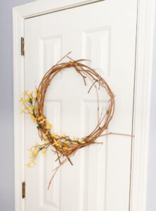 shopatblue homemade grapevine spring wreath