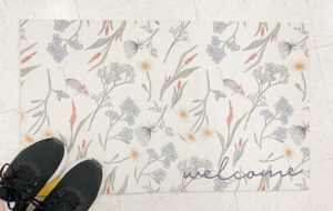 shopatblu neutral spring door mat