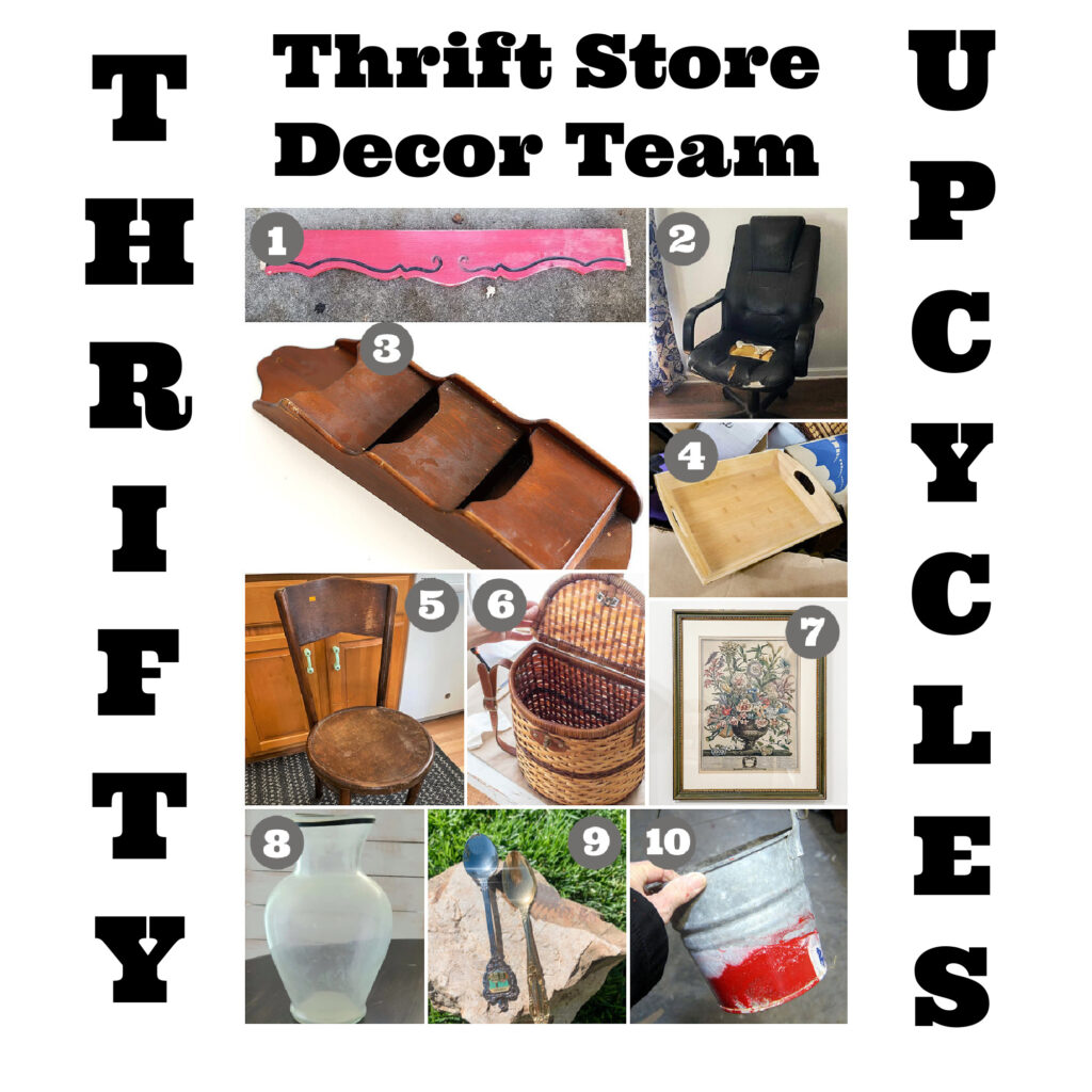 Shopatblu thrift store decor team thrifty upcycles