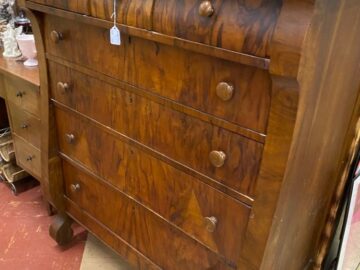 shopatblu Antique tiger oak chest