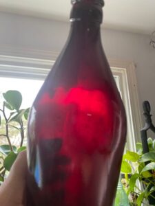 Shopatblu Elizabethton antique red bottle