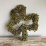 shopatblu shamrock moss wreath