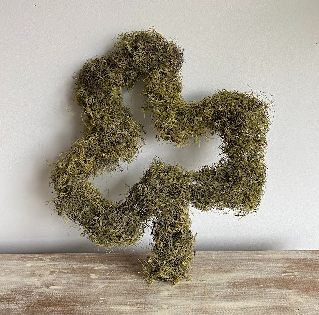 How to Make a Shamrock Moss Wreath - Shop at Blu