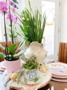 shopatblu easter tablescape centerpiece