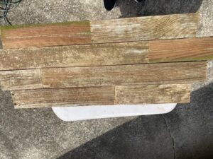shopatblu vintage garden bench upcycle clamped wood