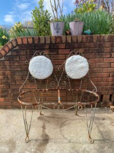 Shopatblu vintage garden bench