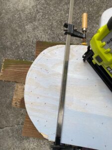 shopatblu vintage garden bench update attach scrap wood