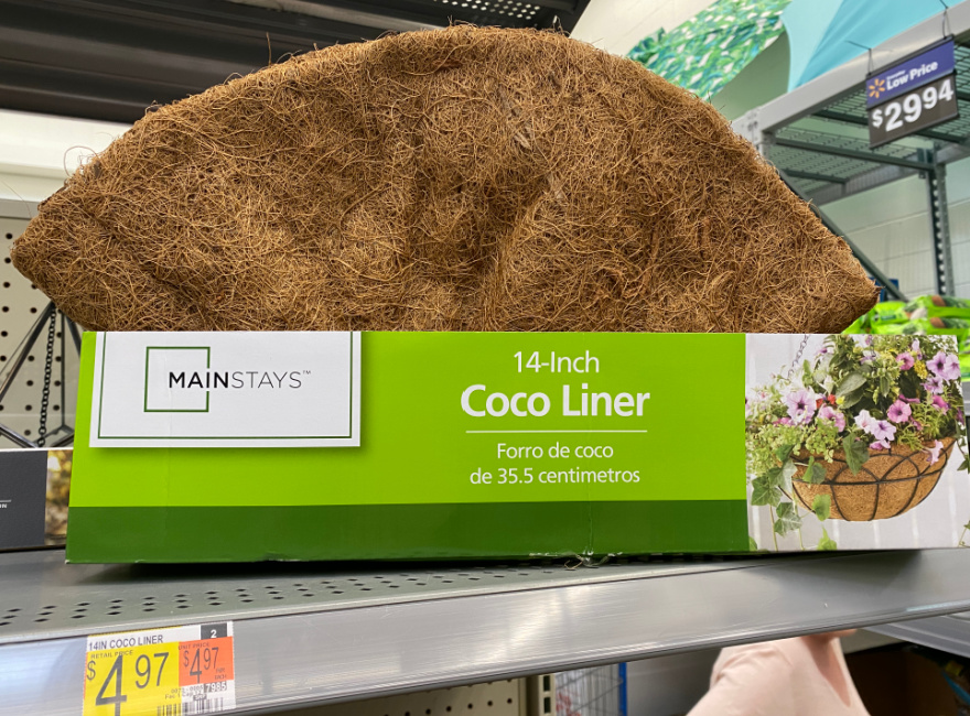 Shopatblu Spring yard walmart coconut liners