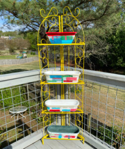 shopatblu the blue building antiques vertical herb garden painted planters